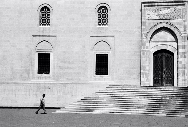 people, overview, walking, black and white, government, sad, 2K, aesthetics, building exterior, full length, real people, stand alone, day, movie, building