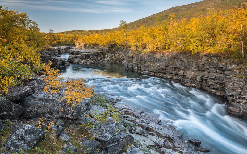 photo, canyon, abi, images, hd, desktop, abisko, colorful, mobile, landscape, colors, ultra, autumn, national, 4K, park