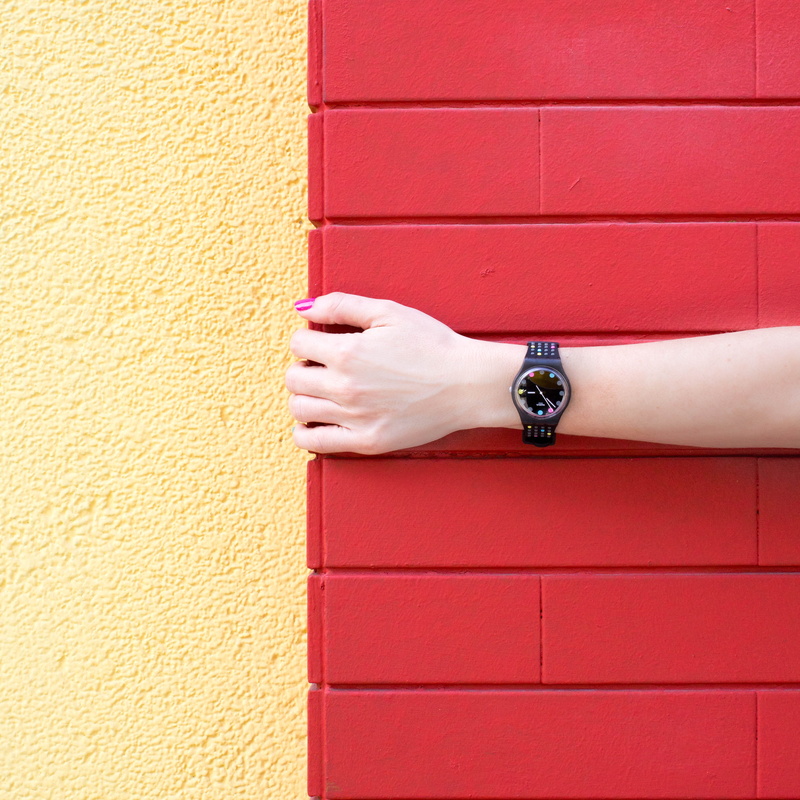 wrist, architecture, yellow, real people, barrio chino, minimal, 2K, argentina, human limb, closeup, human body part, person, text, leisure activity, wall