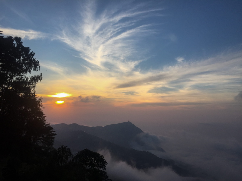 sunlight, idyllic, non-urban scene, outdoors, tree, sunset, blue, mountain peak, scenics - nature, nice, venezuela, tranquil scene, plant, nature, sun
