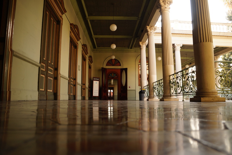 building, ceiling, surface level, reflection, built structure, no people, empty, El Salvador, architectural column, colonnade, 5K, arcade, flooring, day