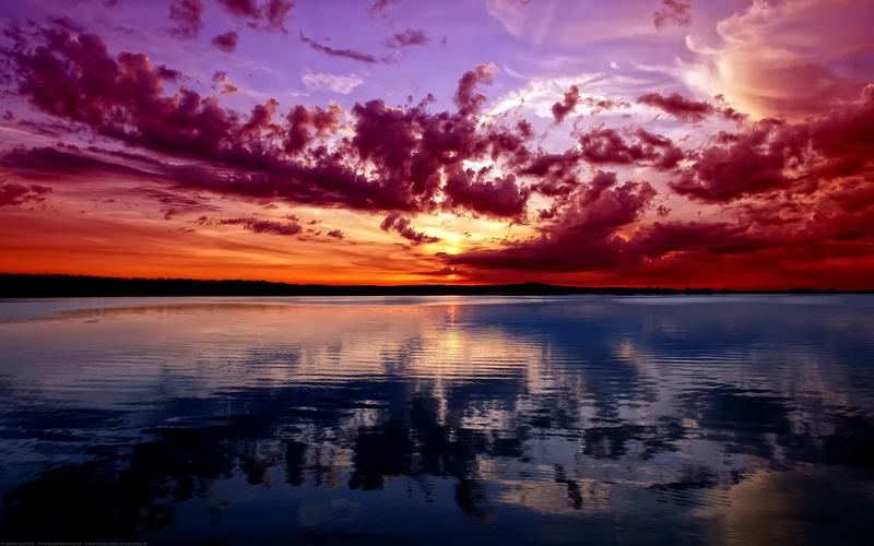 oceans, hd, 2K, o, nature, n, art, r, i, violet, sky, l