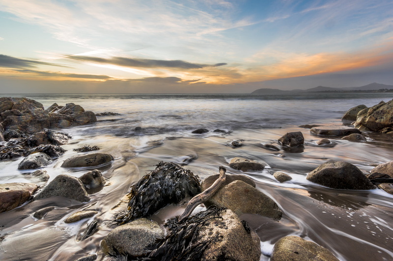 coastline, Dalkey, 1080P, White Rock, sunshine, europe, konica minolta, travel, landscape, beach, photography, rock - Object, water, daytime, orange, long exposure