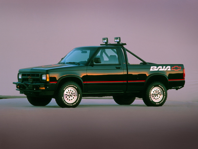 baja, s 10, 1080P, 1989, chevrolet, pickup, cab, regular
