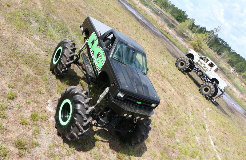 monster, pickup, custom, 1080P, 4x4, chevrolet, s-10, 1989, offroad, truck
