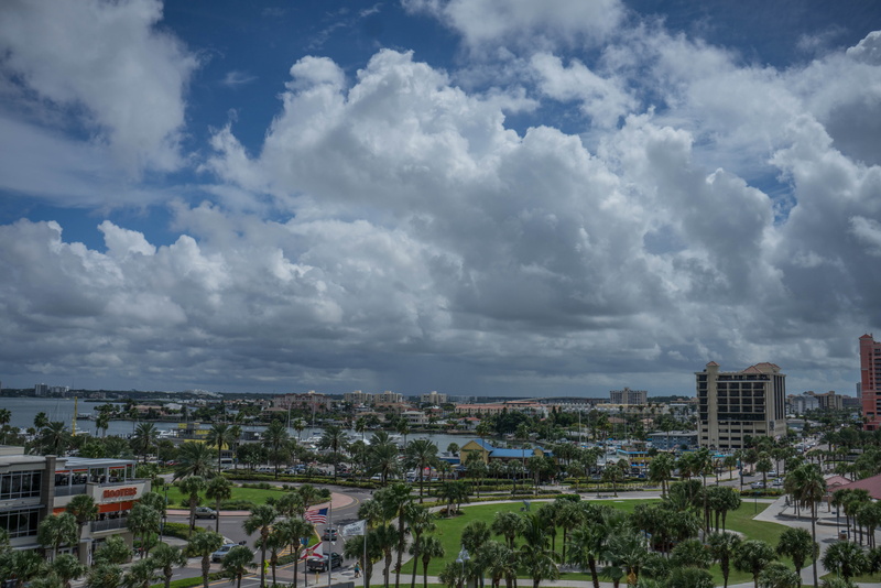 city, no people, city life, pinellas, landscape, 5K, townscape, outdoors, clouds, shore, building, cityscape, water, gulf coast, nature, pier, florida
