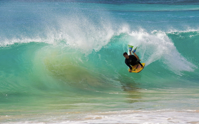 bodyboarding, sport, ocean, 720P, wave