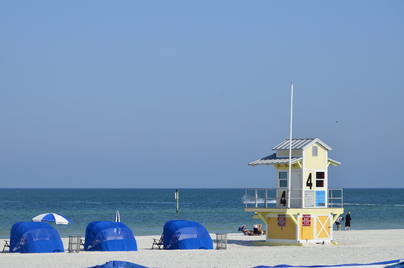 beauty in nature, florida, outdoors, day, clearwater, horizon, protection, horizon over water, safety, 4K, sky, Beach, nature, water, Clearwater, scenics - nature