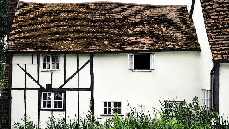 residential, exterior, building, front, closed, estate, brown, residence, village in england, house, 5K, wall - building feature, white, architecture