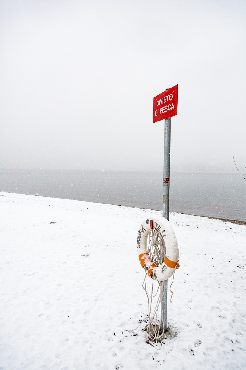 winter landscape, pole, sign, snow capped, snowy, warning, guidance, yellow, frozen, environment, lifesaver, white, icee, frost, winter, scene, cold temperature