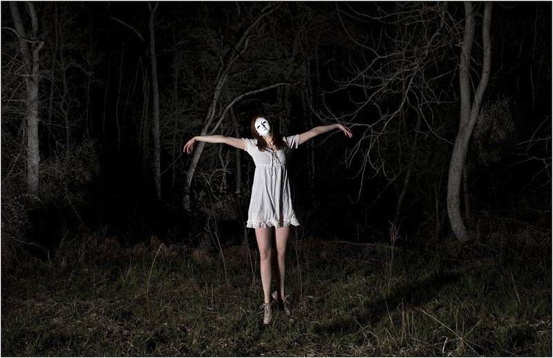 Creepy, Woman, Forest, Man Made, Creepywoods Haunted Forest, Haunted, Dark, 720P
