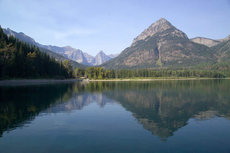 mountain Range, Scenic, tree, 4K, mountain, tranquility, scenics - nature, montana, summer, Glacier National Park, landsdcape, park, green Color, forest