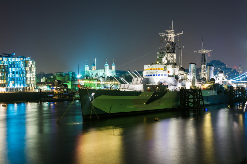 pier, light cruiser, HMS Belfast, 1080P, "Belfast", (C35), the type " town"