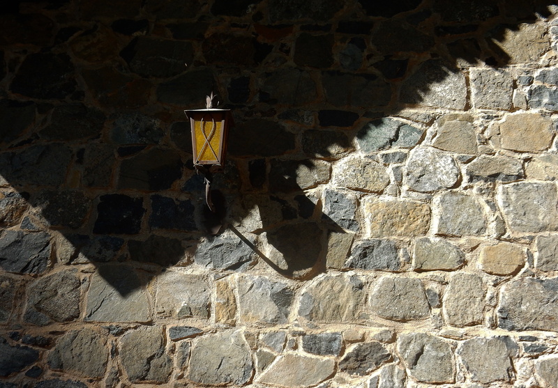 masonry, full screen, shadow, fullscreen, background, s, 4K, widescreen, light, the s, wall, lantern, stone