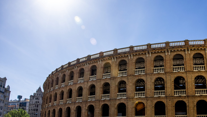 archaeology, amphitheater, tourism, bullring, arch, toros, the past, city, spain, travel, government, bullfighting, building exterior, bright, ancient civilization