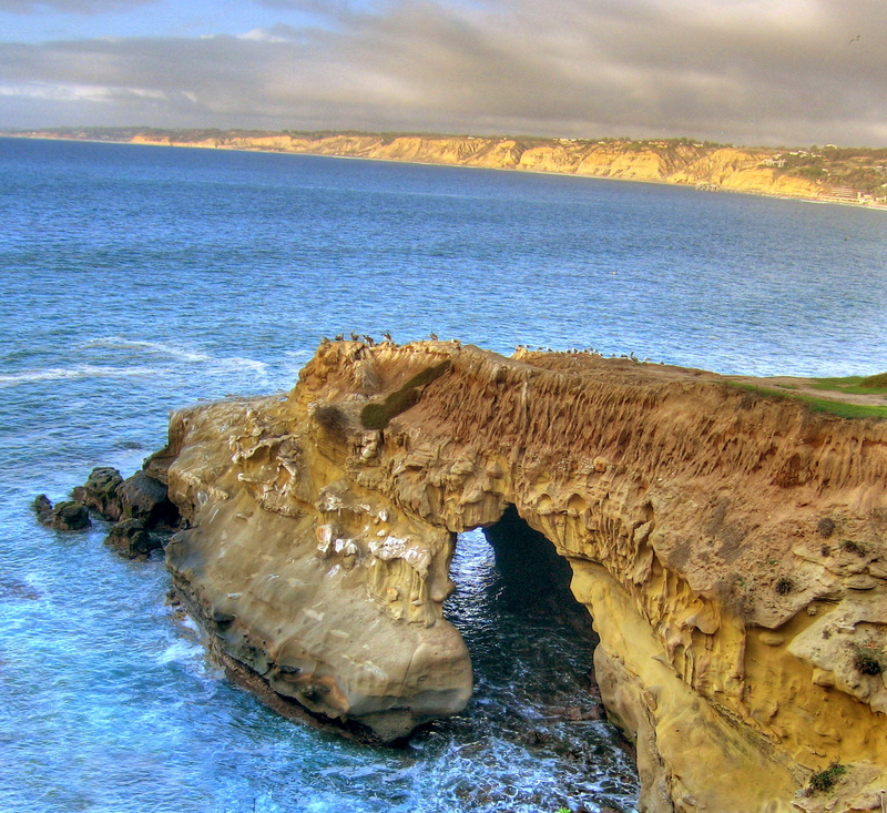 water, jolla, nature, rock, creative_commons, scenics, body, pacific  ocean, San Diego, brown, landscape, sea, ocean  water, coastline, 720P, La Jolla