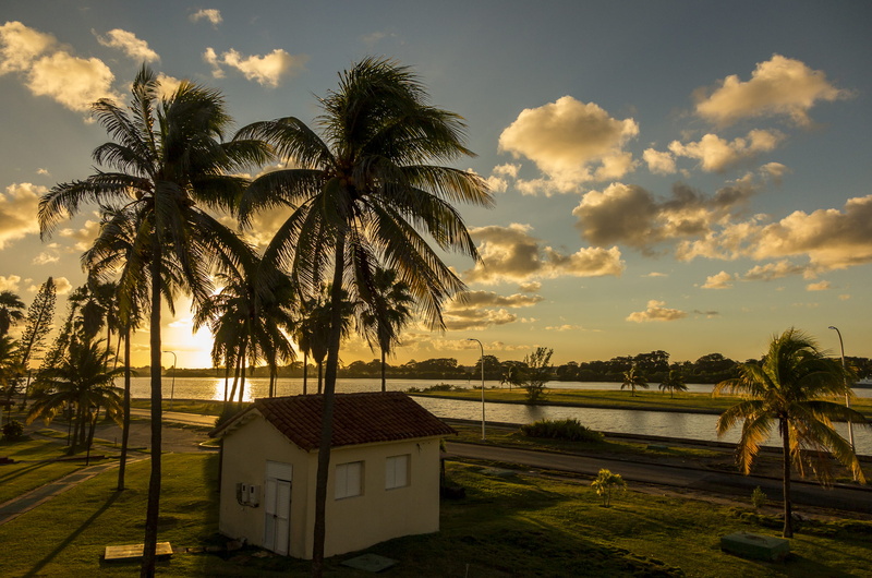 growth, varadero, gran caribe club karey, nature, house, palm tree, tranquil scene, 2K, sky, land, field, cuba, sunset, sunrise, building exterior, coconut palm tree