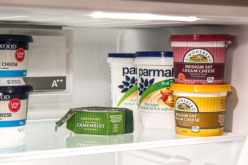 no people, western script, cold storage, communication, retail, cold, refrigerator, refr, information, close-up, refrigeration, store, indoors, kitchenware