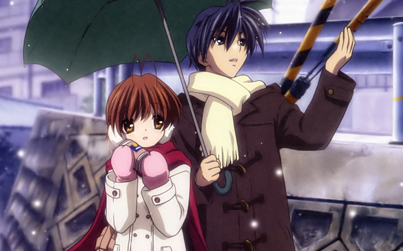 representation, store, Clannad, focus on foreground, female likeness, Furukawa Nagisa, people, Okazaki Tomoya, retail, toy, doll, indoors, art and craft