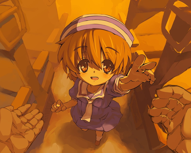 Clannad, 720P, anime girls, Ushio Okazaki