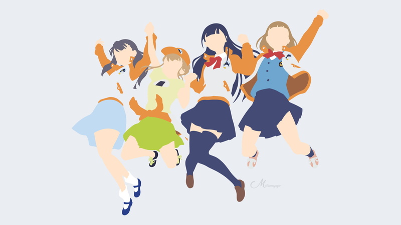 Yuzuki Shiraishi, Mari Tamaki, 1080P, Shirase Kobuchizawa, Hinata Miyake, Anime, A Place Further Than The Universe
