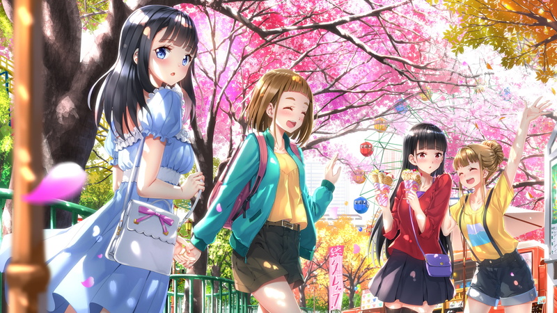 A Place Further Than The Universe, Anime, Shirase Kobuchizawa, Hinata Miyake, Yuzuki Shiraishi, 1080P, Mari Tamaki