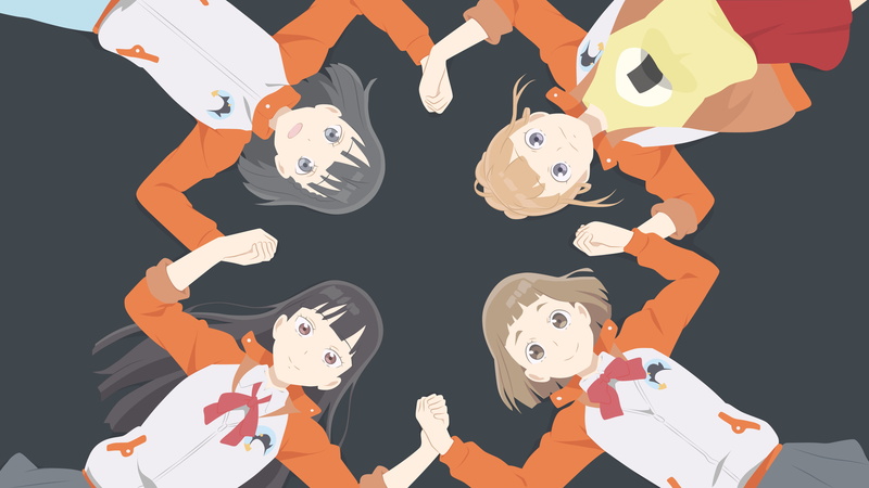 A Place Further Than The Universe, Hinata Miyake, 4K, Yuzuki Shiraishi, Anime, Shirase Kobuchizawa, Mari Tamaki