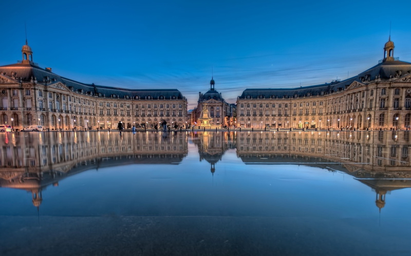 place, bordeaux, bourse, france, 2K