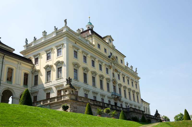 low angle view, württemberg, castle analgesic, sky, clear sky, day, building, history, baden württemberg, residenzschloss, ludwigsburg germany, luxury