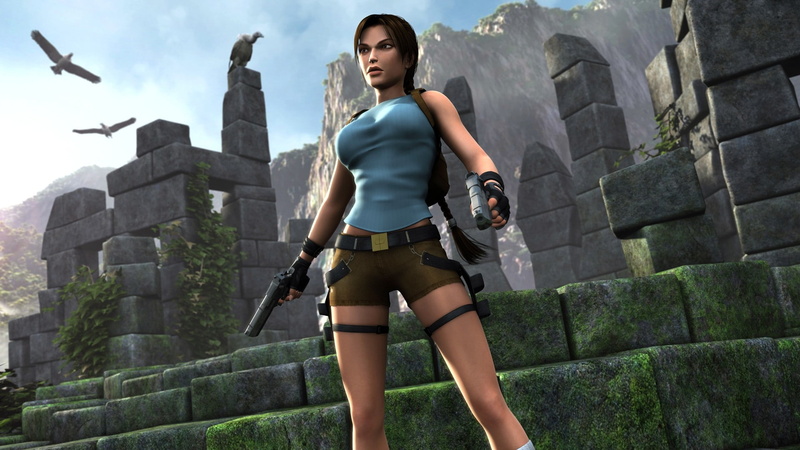 1080P, Lara Croft, casual clothing, shorts, young adult, Tomb Raider: Anniversary, young women, nature, leisure activity, solid, one person, Tomb Raider