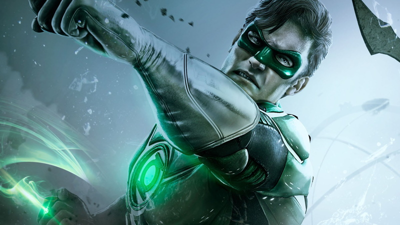 sea life, fish, Netherrealm studios, underwater, 1080P, nature, marine, Green lantern, water, Injustice gods among us, green color, swimming, portrait