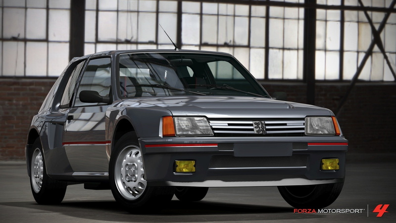 forza, games, peugeot, cars, motorsport, xbox, video, 1080P, Forza Motorsport 4, 1984, t, Xbox 360, art, peugeot 205, hd, Video Games