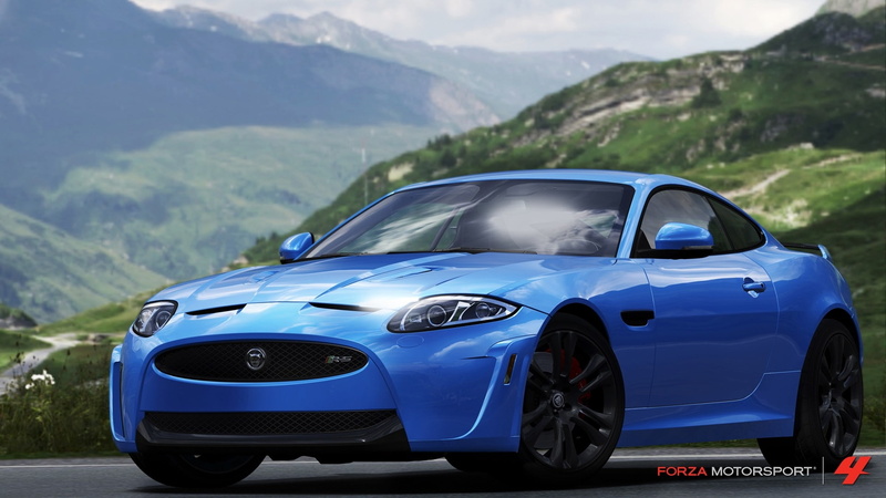 Jaguar XKR, jaguar, xkr, cars, forza, video, hd, Forza Motorsport 4, xbox, motorsport, Video Games, Xbox 360, games, 1080P, art