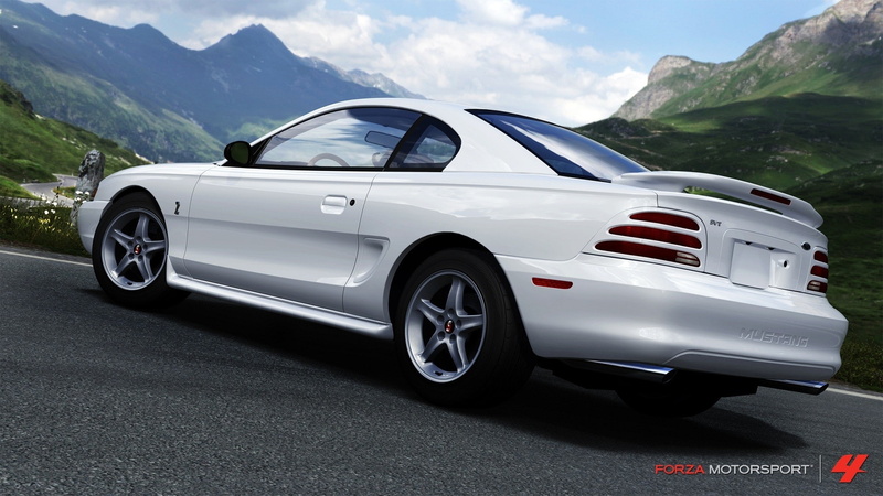 forza, hd, cobra, ford mustang cobra, art, video, Forza Motorsport 4, Video Games, xbox, motorsport, games, Xbox 360, ford, 1995, mustang, 1080P, cars