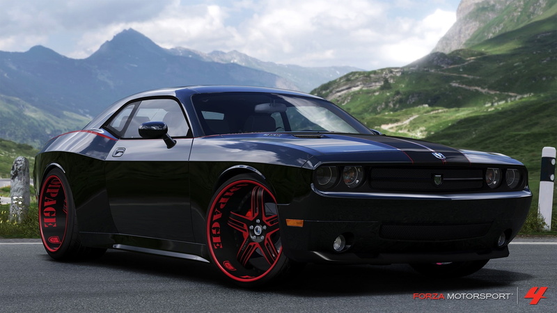 challenger, 1080P, motorsport, video, forza, xbox, srt, dodge, art, hd, Video Games, Xbox 360, games, x