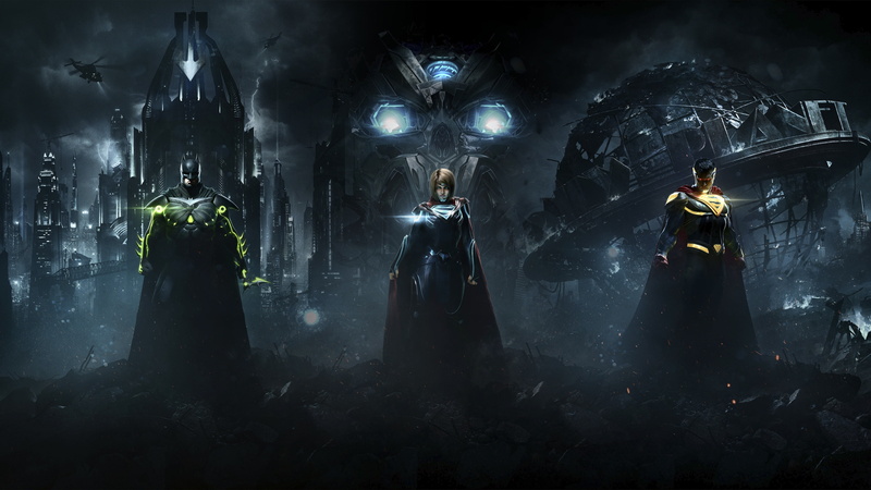 4K, Injustice, Supergirl, Injustice 2, Superman, Batman