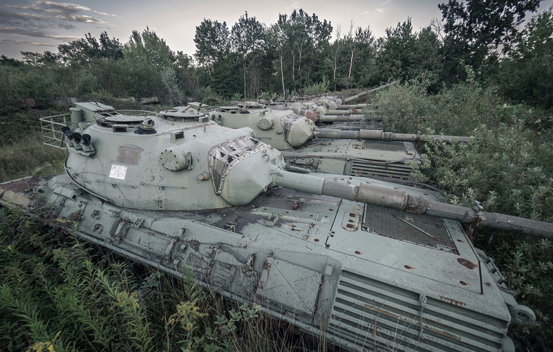 Tank, Wreck, Leopard 1, vehicle, 1080P