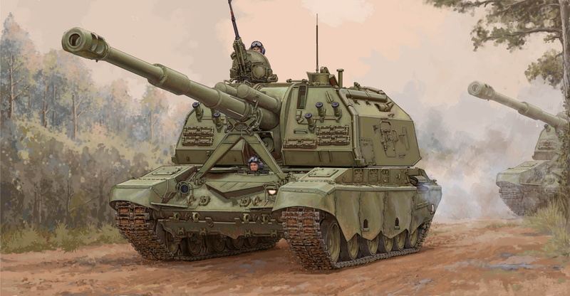 1080P, Artillery, SAU, Russian, 2S19M2 Self-Propelled Howitzer, The armed forces of Russia, art, MSTA-S