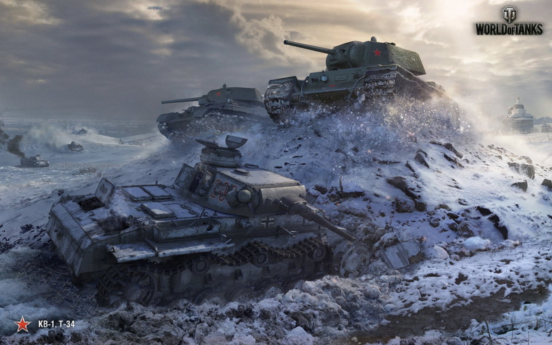 World Of Tanks, T-34, Tank, KV-1, 1080P, Video Game