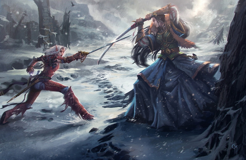 fantasy art, Pathfinder, Merisiel, 1080P, artwork