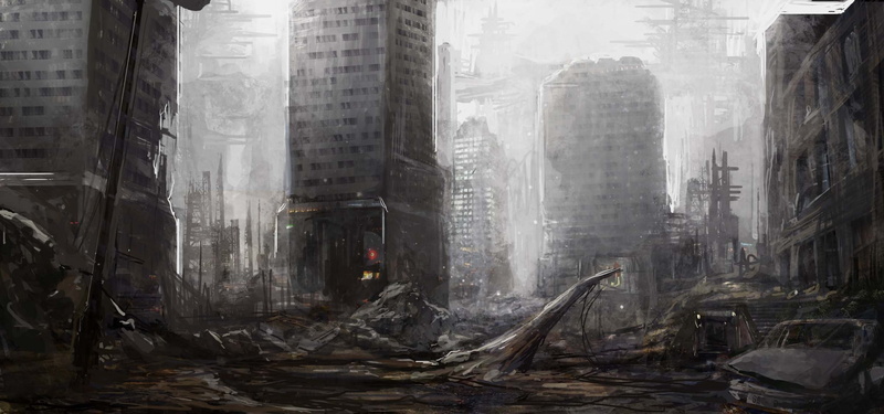 skyscraper, no People, nature, urban Scene, built Structure, ruins, day, architecture, buildings, city, chaos, the skeleton, damaged, demolished, postapokalipsis