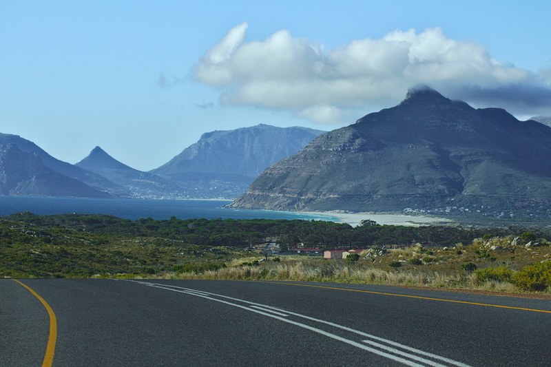 coulds, landscape, mountain, marking, beauty in nature, cloud - sky, sky, dividing line, nature, sign, tranquility, day, mountains, cape town, outdoors