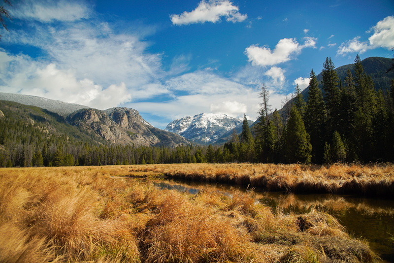 tranquility, mountain range, brown, mountains, coulds, field, scenic, outdoors, landscape, tranquil scene, no people, scenery, day, non-urban scene, tree