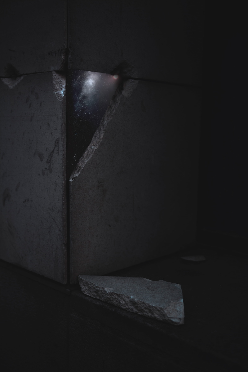 #space, #dark, abandoned, #magic, #universe, nature, concrete, close-up, #concept, #art, #conceptual, #create, #minimalims, indoors, #conceptualart, dark