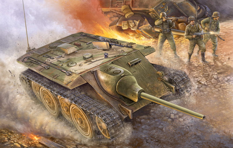 nature, flame, indoors, antique, aggression, paper currency, currency, weapon, ww2, German E10 Tank Destroyer, tank, danger, transportation, armored Tank