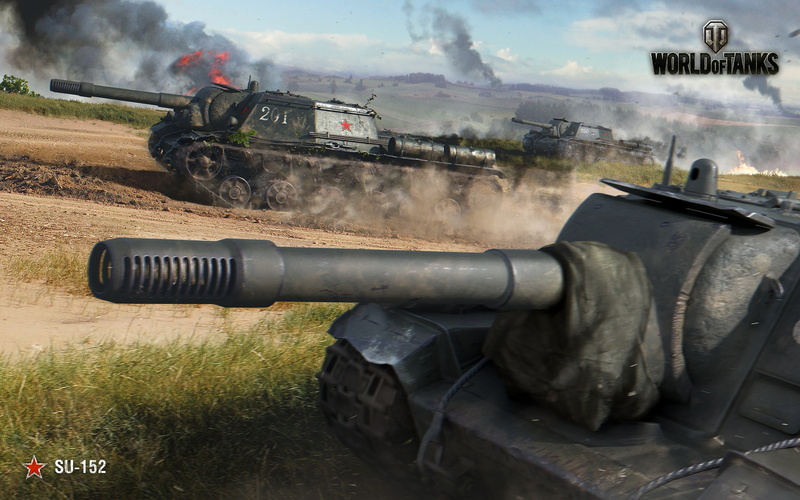 tanks, World of Tanks, HD, 2K, SU-152, Russian tank destroyer, d, world