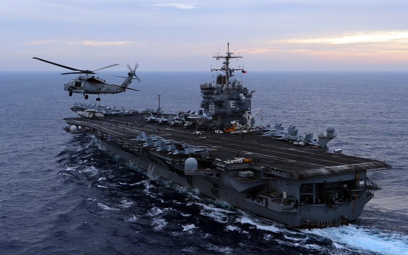 travel, the carrier, USS Enterprise, 1080P, cloud - sky, sunset, industry, nature, water, ship, no people, carrier, military, horizon, mode of transportation