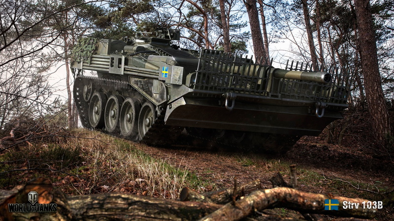 World of Tanks, the bushes, 1080P, Swedish, s long 103B, trees, PT-ACS, forest