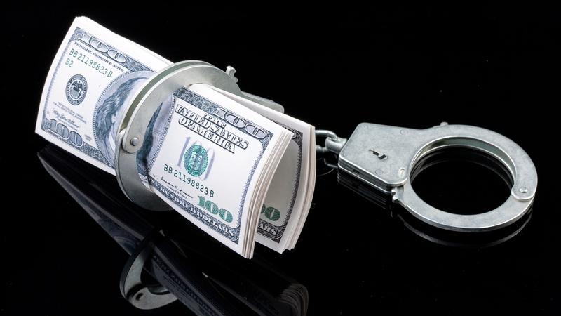 dollar, 4K, money, bribe