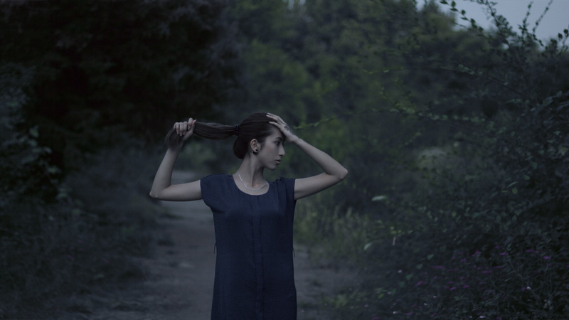 looking, beauty, forest, standing, style, hairstyle, real people, fashion, woodland, hair, happiness, arms raised, mystical portrait of a girl, emotions